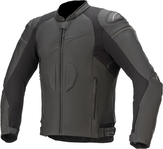 Black Alpinestars GP Plus R v3 motorcycle jacket with protective armor, displayed on a plain background.
