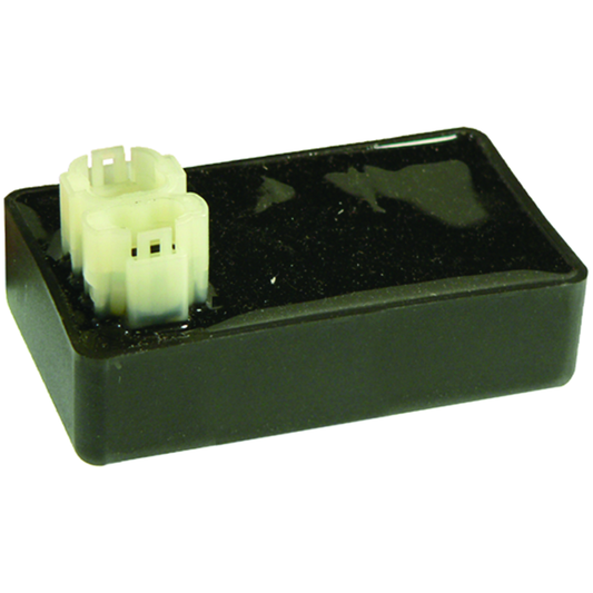 QuadBoss high-performance CDI box for Honda TRX400FW Foreman 4x4, 1995-2003, showing the green circuit board and connectors.