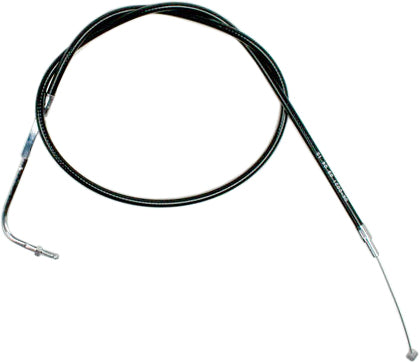 Black vinyl throttle cable by Motion Pro, model 06-0031, designed for precise control in motorcycle or ATV applications.
