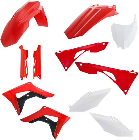 ACERBIS Full Replacement Body Kit - OEM '19 Red/White/Black 2736256345 - Howling Moto