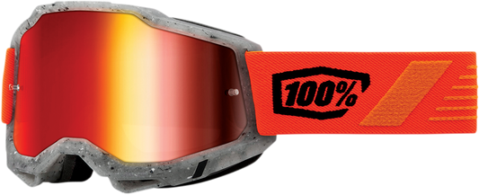 100% Accuri 2 Goggles - Schrute - Red Mirror 50014-00017 - Howling Moto