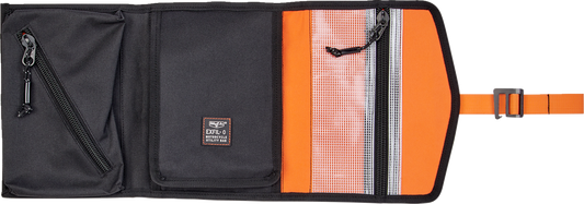 Black BILTWELL EXFIL-0 2.0 Tool Roll by Bill's Exhausts, compact and durable body with multiple compartments for tools.