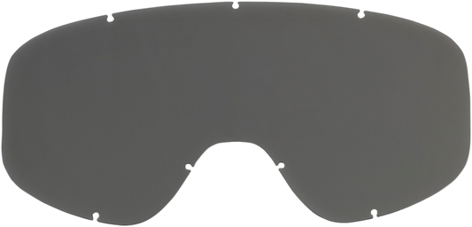 BILTWELL Moto 2.0 Smoke lens by Bill's Exhausts, motorcycle lens with a dark smoke tint, designed for motorcycle helmets.
