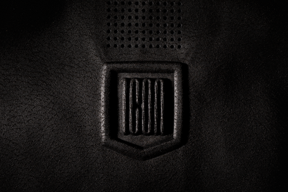 Black Bill's Exhausts ICON Short Track™ Jacket, short-sleeve design, medium size, shown from the front.