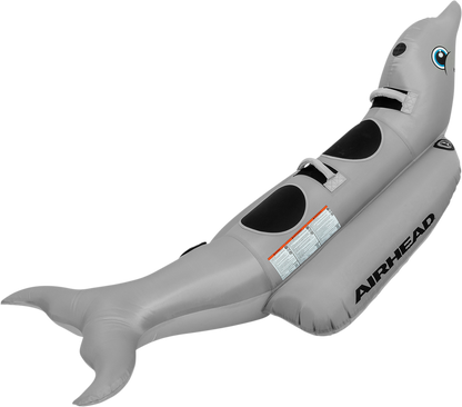 Bill's Exhausts Dolphin Riding Tube water toy from AIRHEAD SPORTS GROUP, inflatable towable tube designed for water fun.