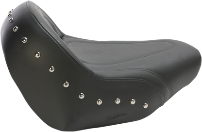 SADDLEMEN Solo Seat - Studded - VN1500 S3530J - Howling Moto