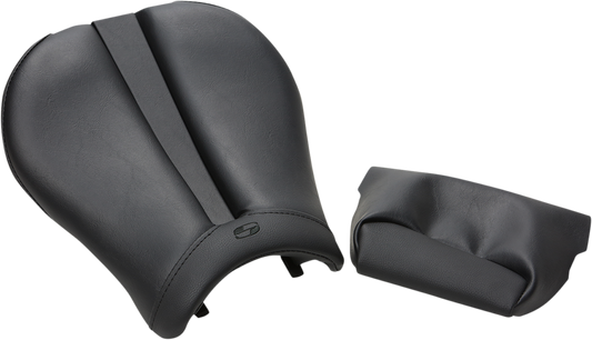 Black SADDLEMEN Gel Channel Sport Seat for Ducati 848 and 1098, designed for comfort and sport riding.