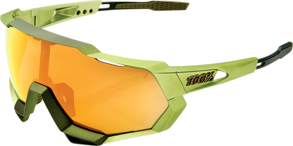 100% Speedtrap Sunglasses - Viperidae - Bronze Mirror Lens 61023-389-80 - Howling Moto