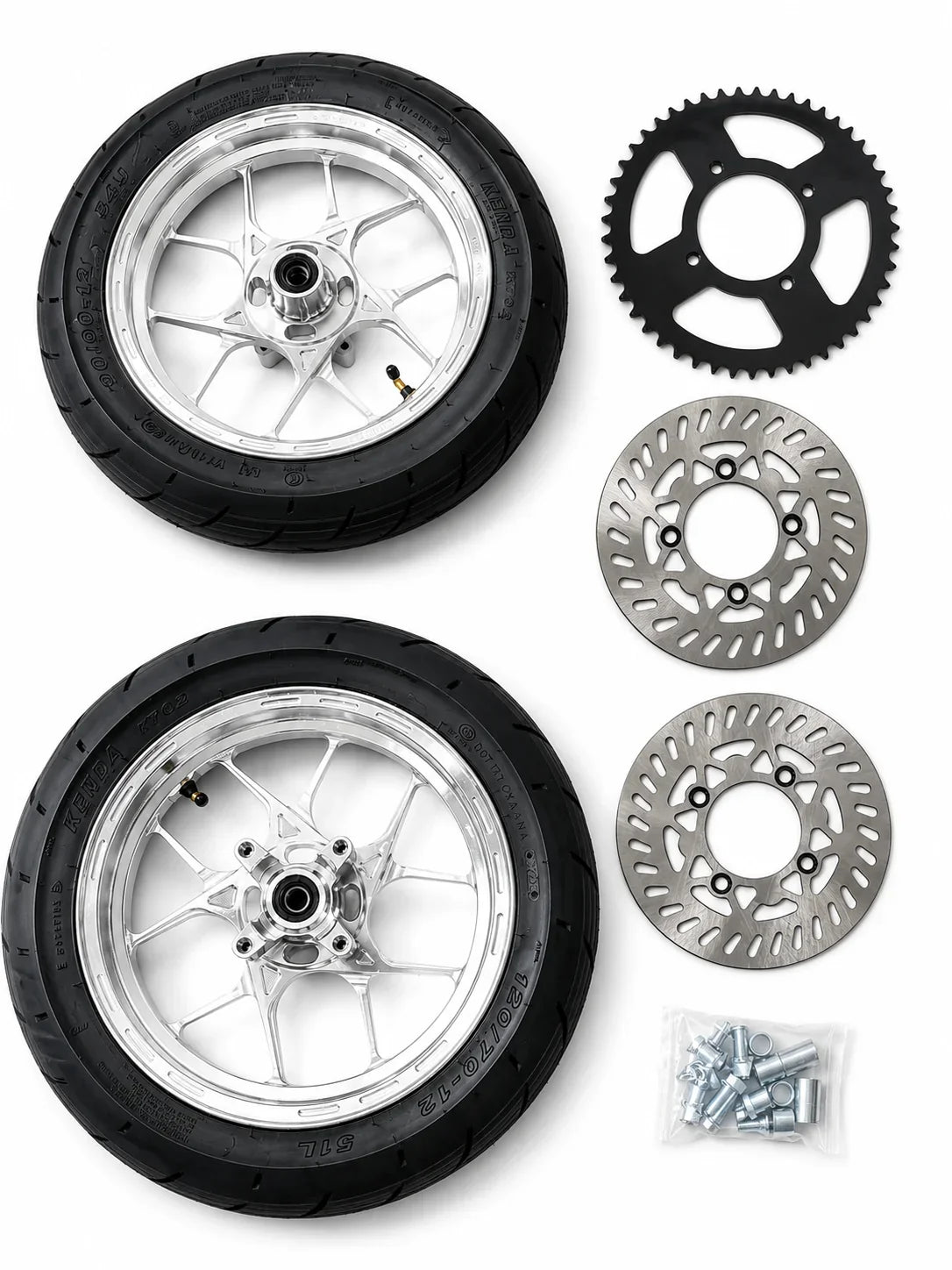 CNC Chrome Wheel Set