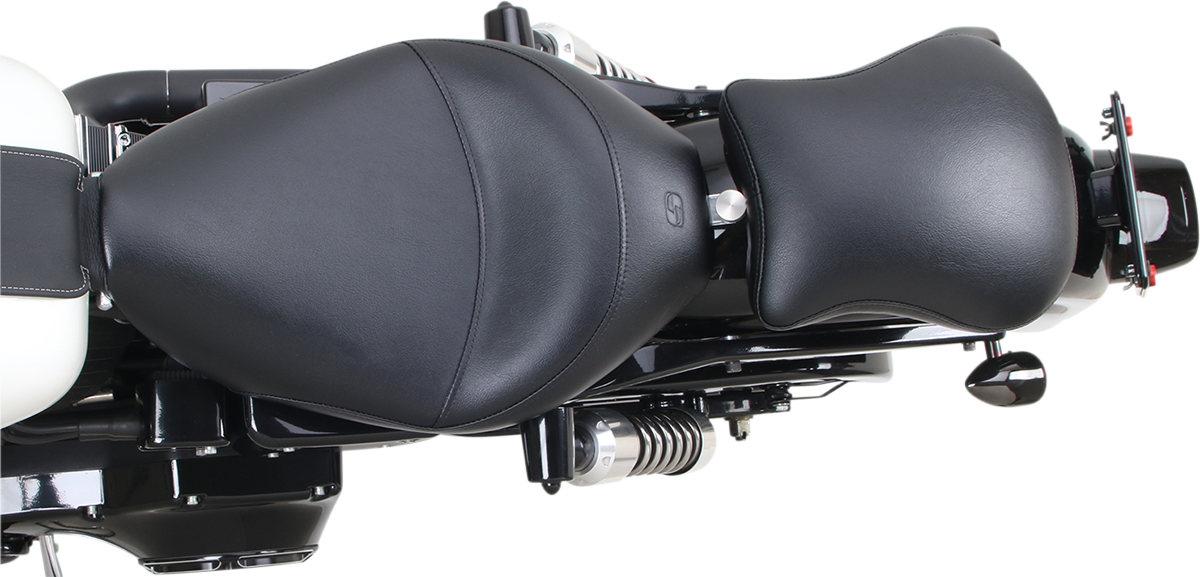 Contoured Saddlehyde S3 saddle pad for seats by SADDLEMEN, featuring a 9-inch size with textured leather surface.
