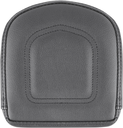 Bill's Exhausts Saddlemens Gravestone 408 seat pad with textured black surface and reinforced stitching for motorcycle comfort.
