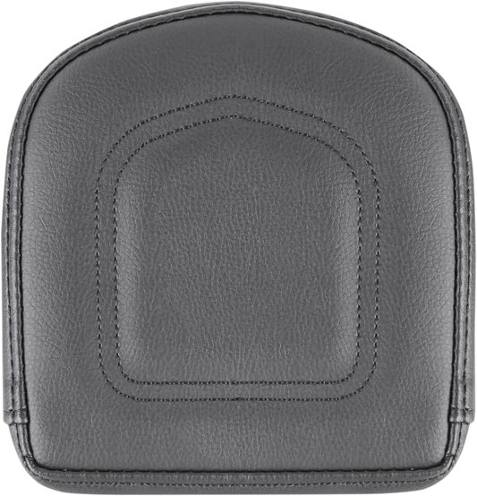Bill's Exhausts Saddlemens Gravestone 408 seat pad with textured black surface and reinforced stitching for motorcycle comfort.