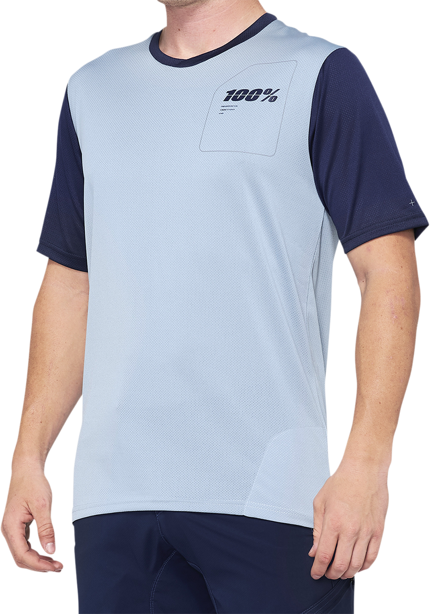100% Ridecamp Jersey - Short-Sleeve - Blue/Navy - XL 40027-00013 - Howling Moto