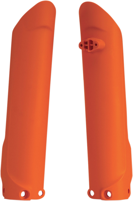 ACERBIS Lower Fork Covers for Inverted Forks - Orange 2401260237 - Howling Moto