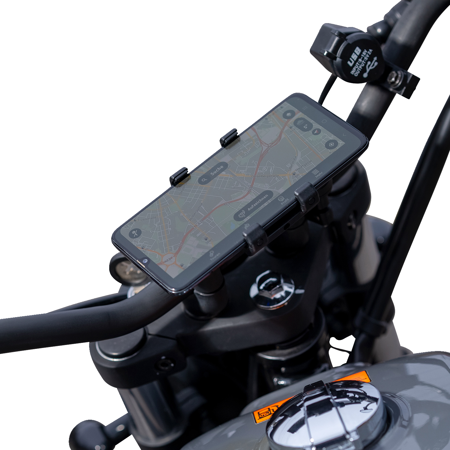 SP CONNECT Phone Holder Kit - Universal - Clamp 53937 - Howling Moto