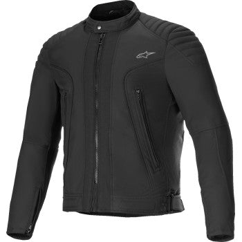 Alpinestars Clayton WR black jacket for men, small size, featuring durable fabric and stylish design.