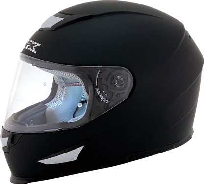 Clear Pinlock shield for AFX FX-99 and FX-105 helmets by Bill's Exhausts, shown attached to helmet in image.