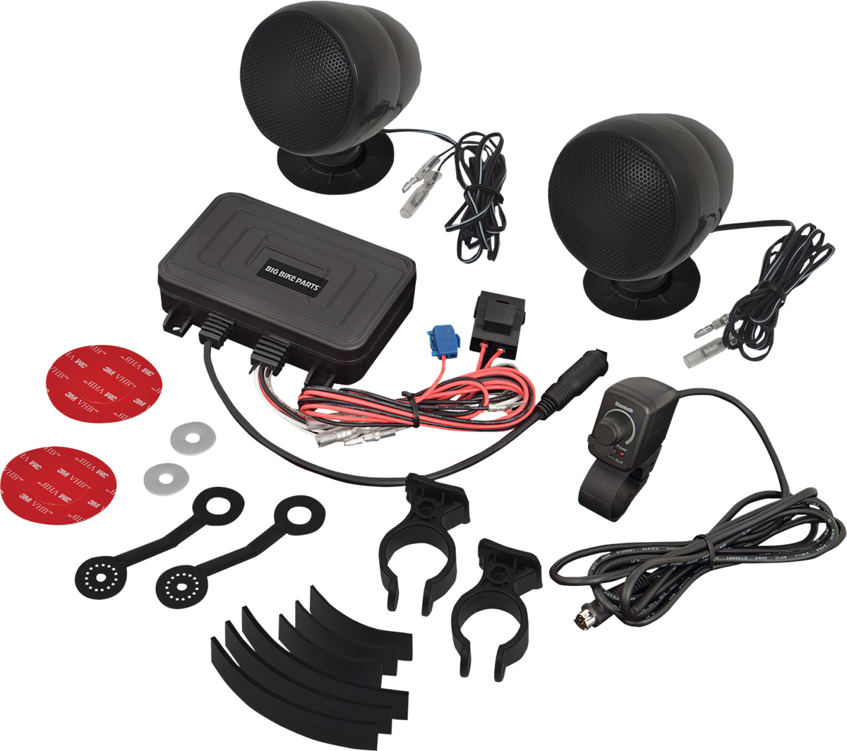 SHOW CHROME Bluetooth - Waterproof - Sound System 13-252BTBK - Howling Moto