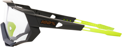 100% Speedtrap Sunglasses - Gray - Photochromic 60012-00006 - Howling Moto
