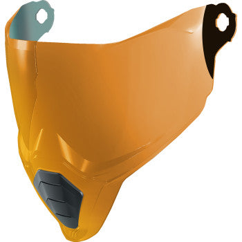 ICON Ultrashield™ Ultraflite™ shield in 25K gold, designed for shields, with a sleek, reflective gold finish and detailed branding.