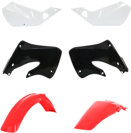 Acerbis standard replacement body kit for OEM '99 motorcycle, featuring body panels and components in a natural, detailed view.
