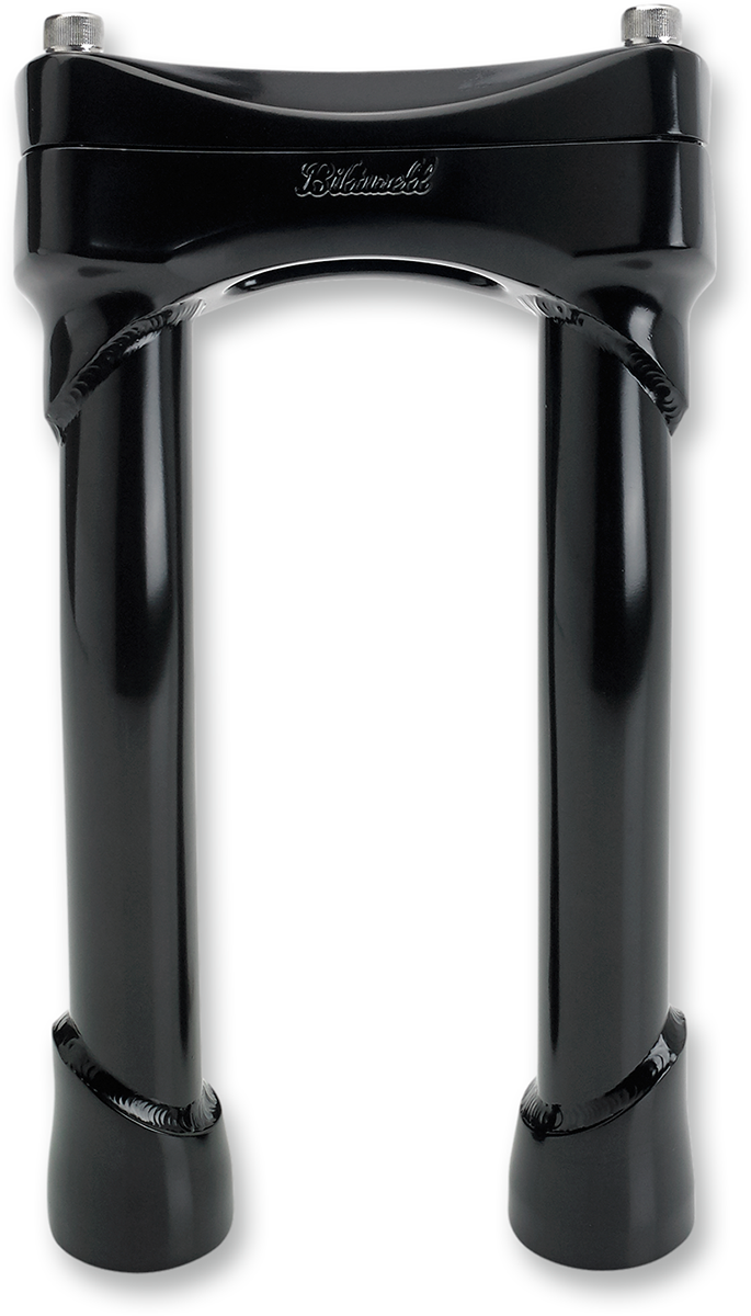 Black BILT WELL Risers Murdock handlebar pullback 8-inch handlebars for motorcycle handlebars by Bill's Exhausts.