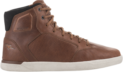 Alpinestars J-Cult Drystar® shoes in brown, US size 12, featuring durable material and stylish design for motorcycle riding.