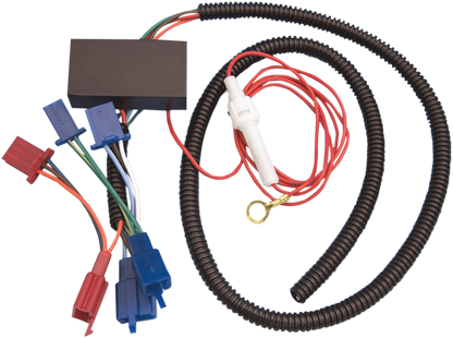 Bill's Exhausts SHOW CHROME trailer wire harness 52-694 for engine, featuring multiple connectors and wiring components.