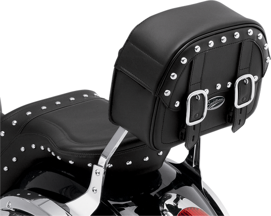 Large Desperado Sissy Bar Bag for motorcycle seats by SADDLEMEN, featuring durable material and spacious storage.