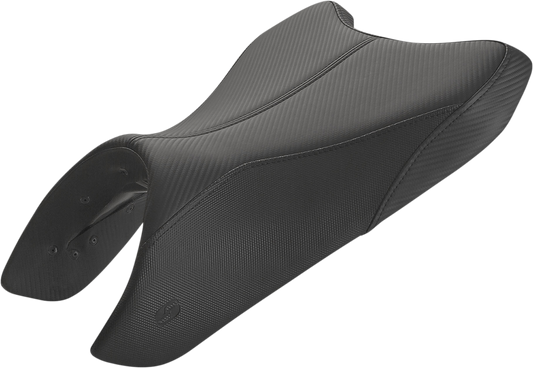 SADDLEMEN GP-V1 Sport motorcycle seat for Duke 790/890 (2019-2023), black with textured surface, designed for comfortable riding.