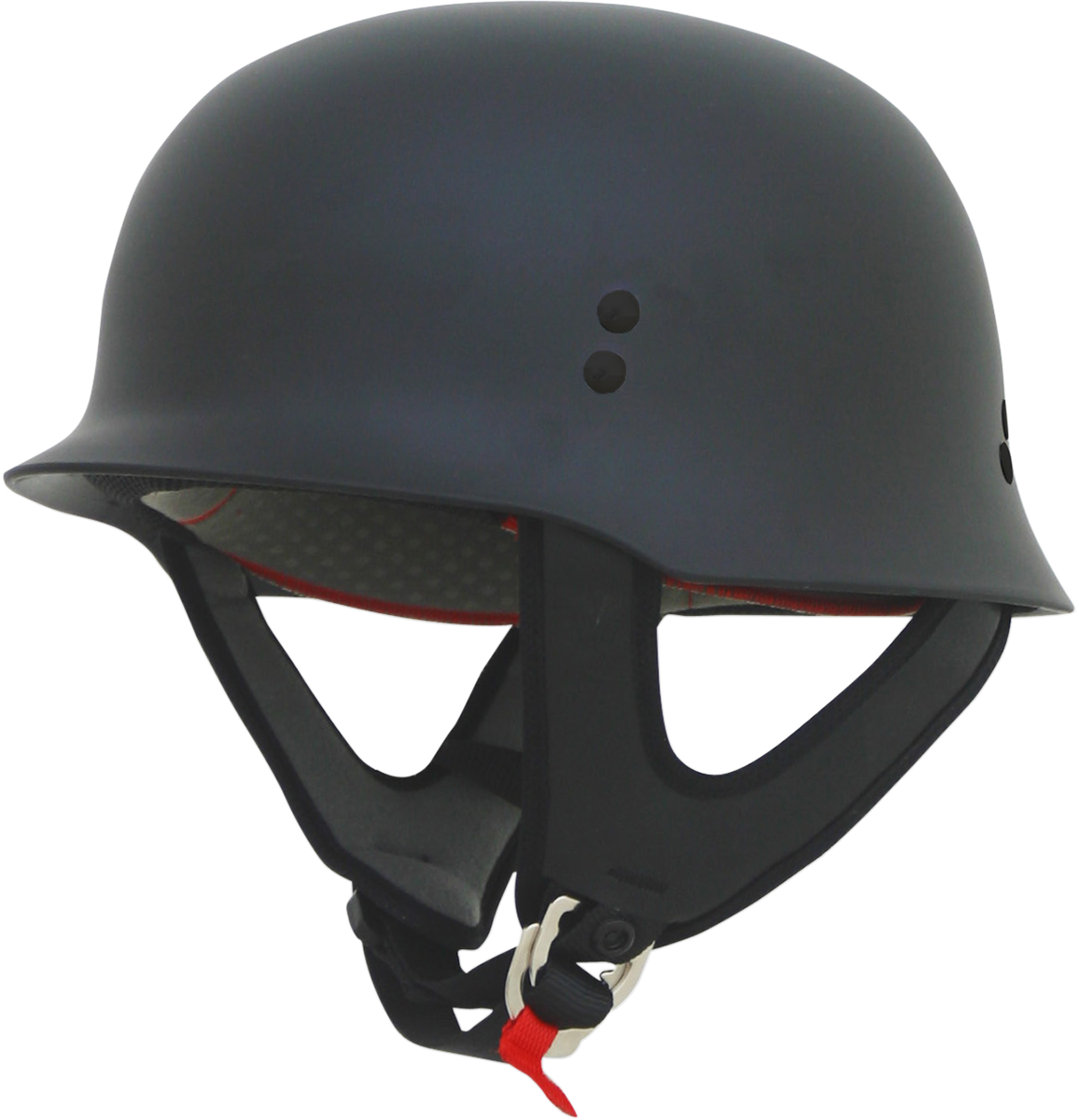 Matte black AFX FX motorcycle helmet in XS size, featuring a sleek design and secure chin strap for rider safety.