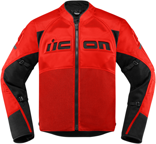 Bill's Exhausts ICON Contra2™ Red Jacket in 3XL, featuring a stylish design and durable fabric for outdoor wear.