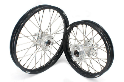 KKE 17"*1.4/14"*1.6 Kids Small Spoked Wheels GLM Rims For KTM SX85 2021-2024 Silver Hub - Howling Moto