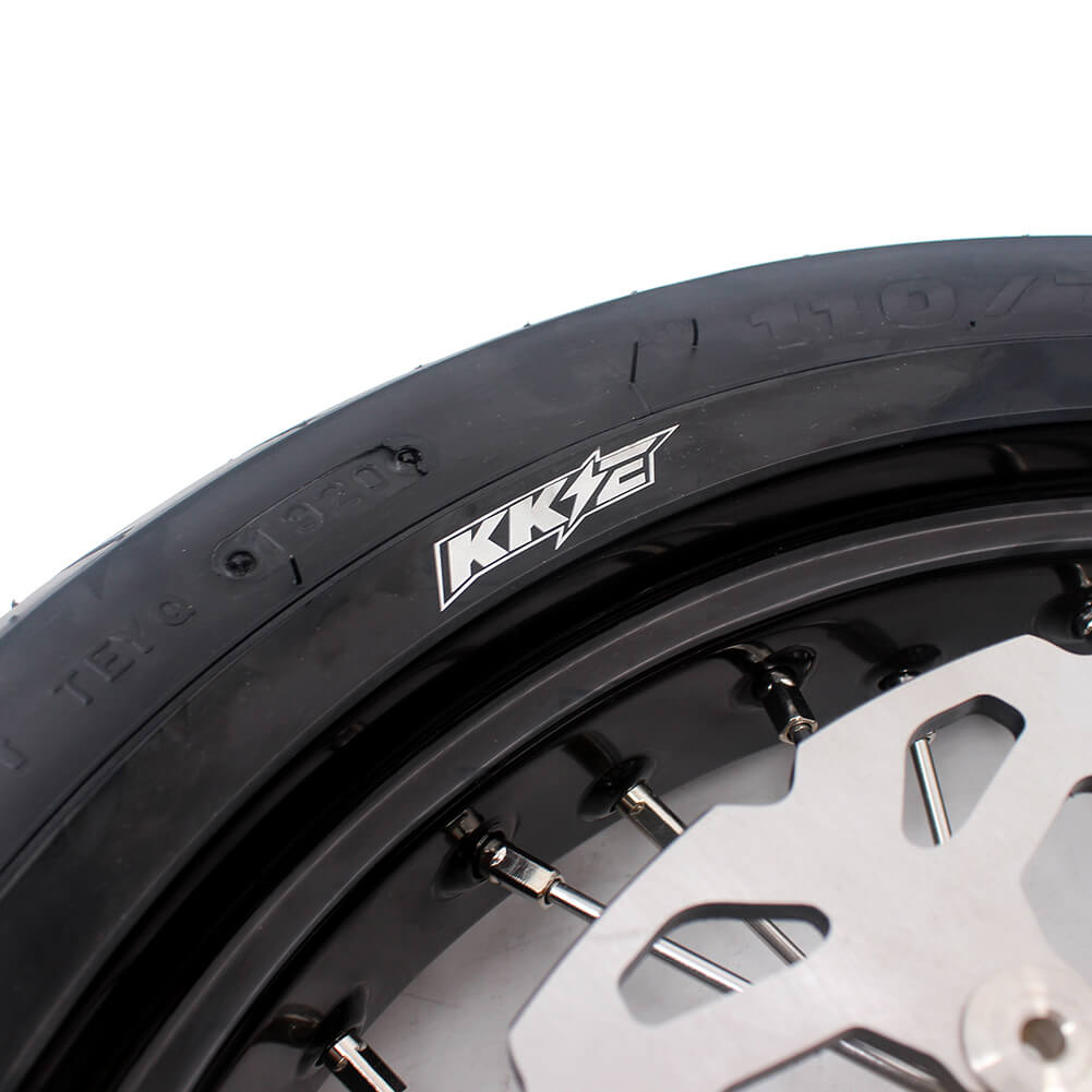 KKE 3.5/4.25*17" Supermoto Wheels For SUZUKI DRZ400SM 2005-2024 CST Tires - Howling Moto