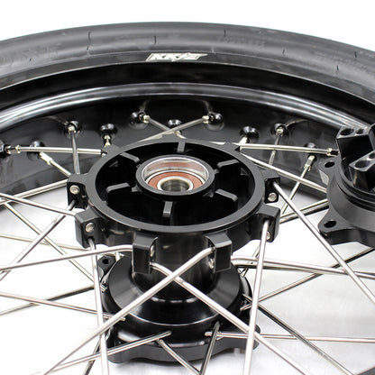 KKE 3.5/4.25*17" Cush Drive Wheels For SUZUKI DR650SE 1996-2021 CST Tires
