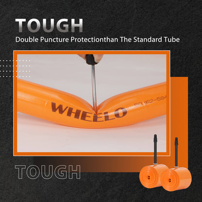 Hycline TPU MTB bike tube for 26, 27.5, or 29-inch tires, 2.1 to 2.5-inch width, suitable for mountain bikes.