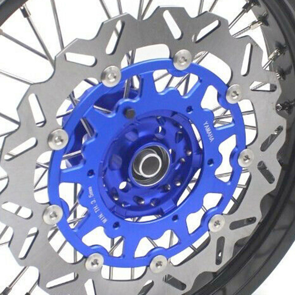 KKE 3.5/4.25*17inch For KAWASAKI KX250F KX450F 2006-2018 Supermoto Rims With Disc&Sprocket Blue - Howling Moto