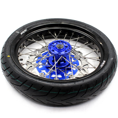 KKE 3.5/4.25*17inch Supermoto Spoked Wheels CST Tires For SUZUKI DRZ400 DRZ400E DRZ400S - Howling Moto