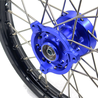 KKE 14 & 12 Kids Wheels Rims Set for YAMAHA YZ65 2018-2023 Blue - Howling Moto