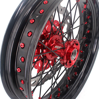 KKE 17 Inch Supermoto Wheels Fit for Honda CRF450L 2019-2021 CRF250R CRF450R 2024 - Howling Moto