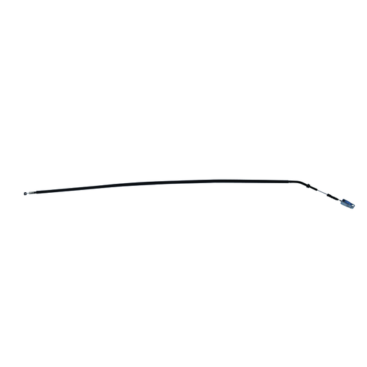 QuadBoss Yamaha YFM400 Kodiak 4x4 rear hand brake cable part #565253, showing the cable and connectors for ATV brake system.