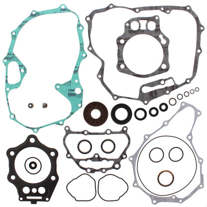 QuadBoss complete gasket set with oil seals for Honda TRX500 Foreman, 2005-2011, includes engine gaskets and sealing components.