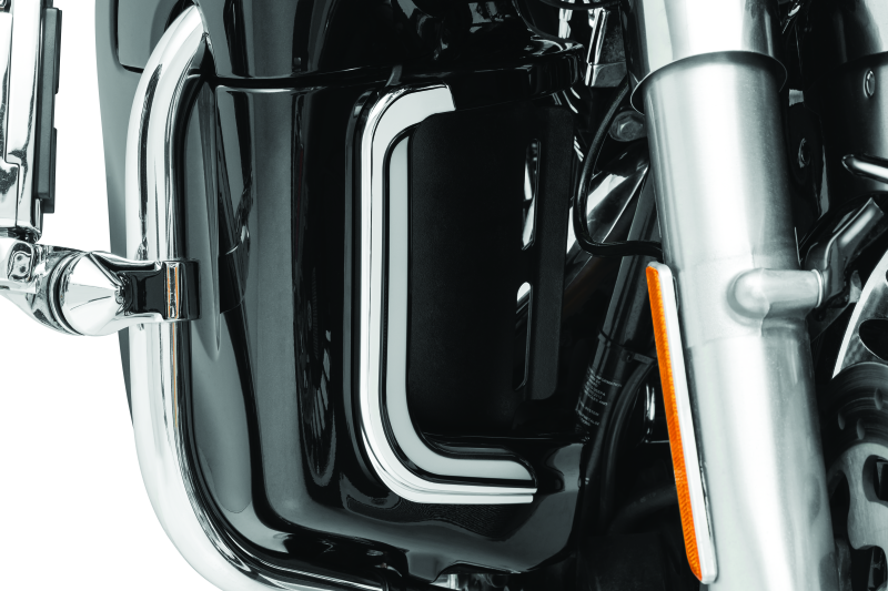 Kuryakyn, Kuryakyn Tracer LED Fairing Lower Accents in Chrome for Harley Davidson Touring Models