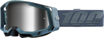 100% Racecraft 2 Goggles - Battleship - Silver Mirror 50010-00017 - Howling Moto