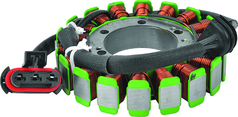 QuadBoss Polaris ACE 900 SP stator replacement part for powersports vehicles, showing the stator coil and electrical components.