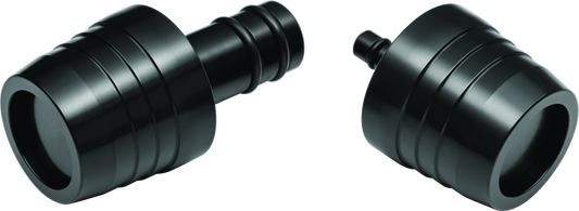 Kuryakyn front axle slide for Honda CRF1000L Africa Twin and Adventure Sports motorcycle, part #3823, shown on the bike's front wheel.