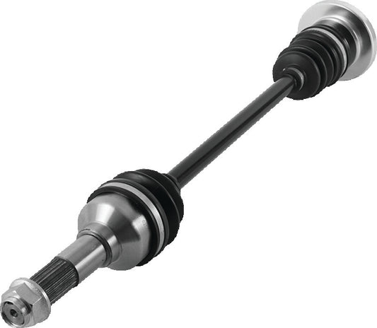 QuadBoss rear right axle for Yamaha YXR700 Rhino 2008-2013, showing the metal axle shaft with mounting points.
