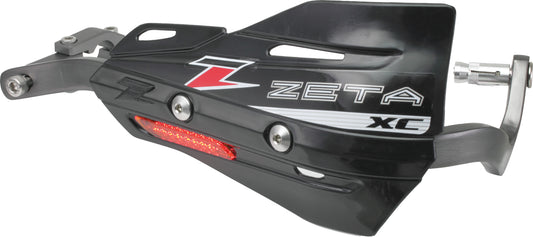 ZETA ZETA XC Protector Handguard Shields in black, close-up of durable motorcycle handguard with part number ZE72-3106