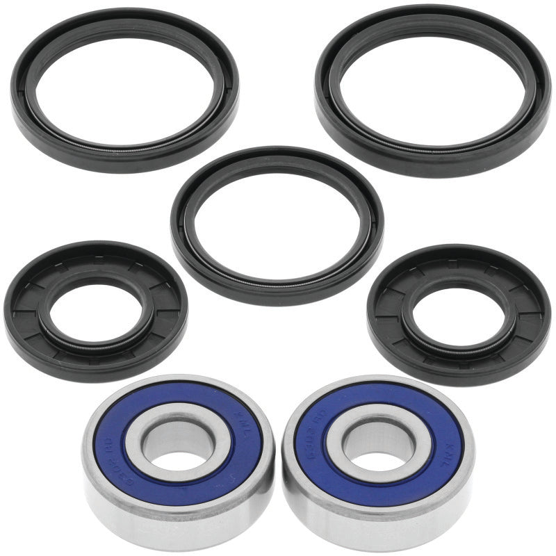 QuadBoss Yamaha YTZ250 Tri-Moto front ATV wheel bearing and seal kit, includes bearings and seals for ATV maintenance.
