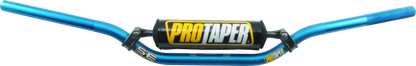 Blue ProTaper SE SX Race Handlebar with ergonomic design for motocross bikes, featuring the Bill's Exhausts branding.